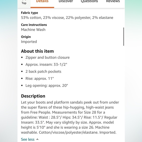 Free People Just Float On Flare Jeans - Picture 2 of 8